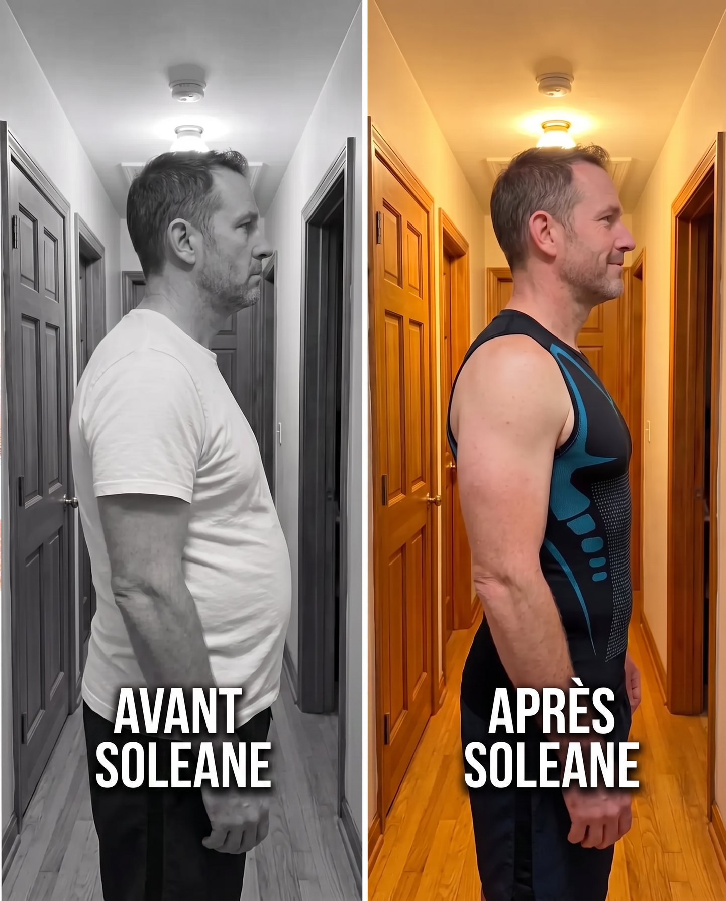 Votre chemise tombe droite. Dès ce matin.